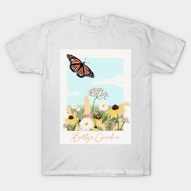 Betty's Garden T-Shirt by CMORRISON12345